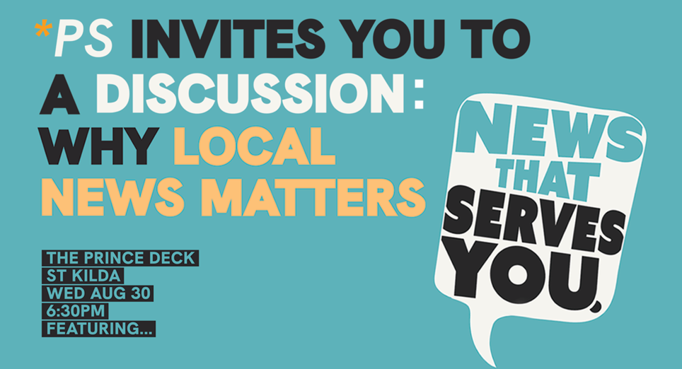 Your Invitation To A Community Discussion At The Prince Hotel In St Kilda, Port Phillip