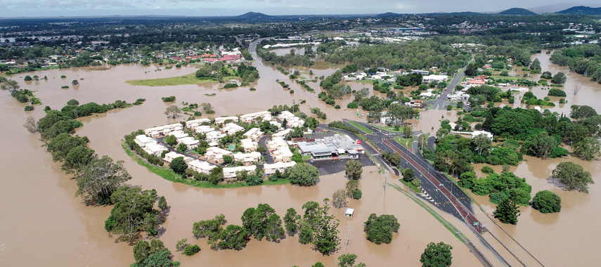 Logan flooding flood Riverbend Gardens feb 2022 pic Logan City Council